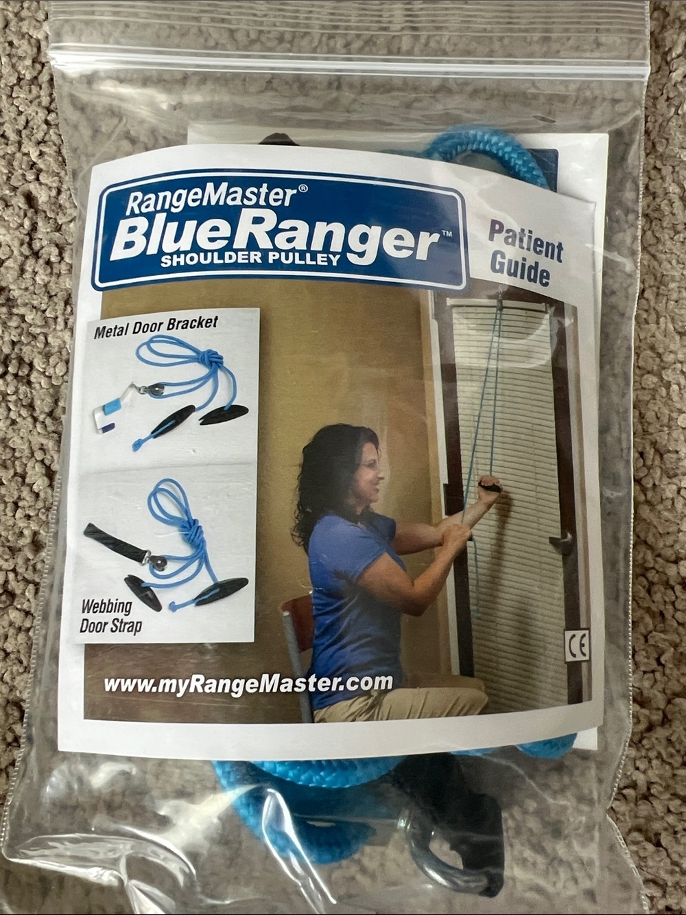 BlueRanger Shoulder Pulley - Blue